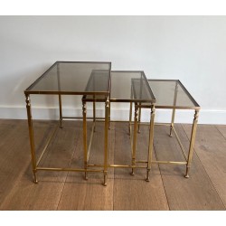 Tables Gigognes Laiton Néo-classique, Maison Ramsay, vers 1935
