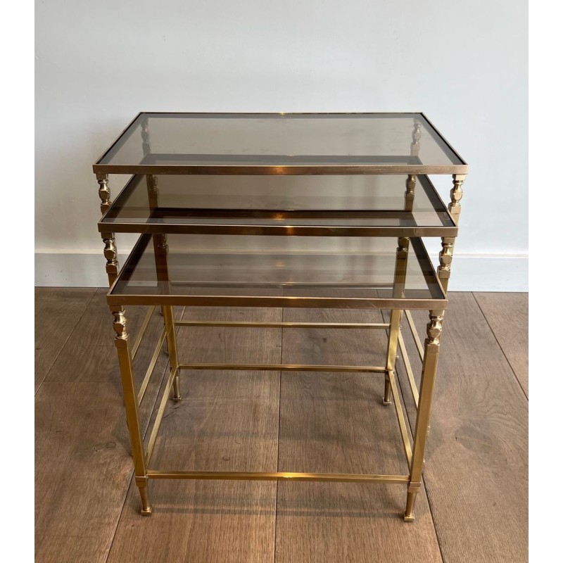 Tables Gigognes Laiton Néo-classique, Maison Ramsay, vers 1935