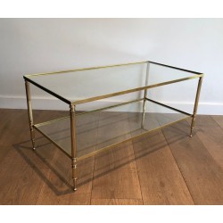 Table Basse en Laiton dans le Goût de la Maison Jansen