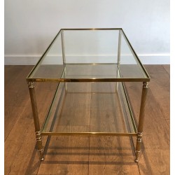 Table Basse en Laiton dans le Goût de la Maison Jansen