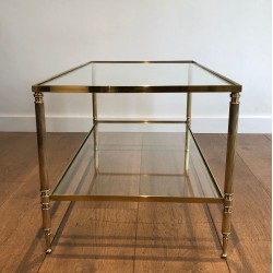 Table Basse en Laiton dans le Goût de la Maison Jansen