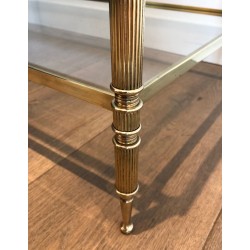 Table Basse en Laiton dans le Goût de la Maison Jansen