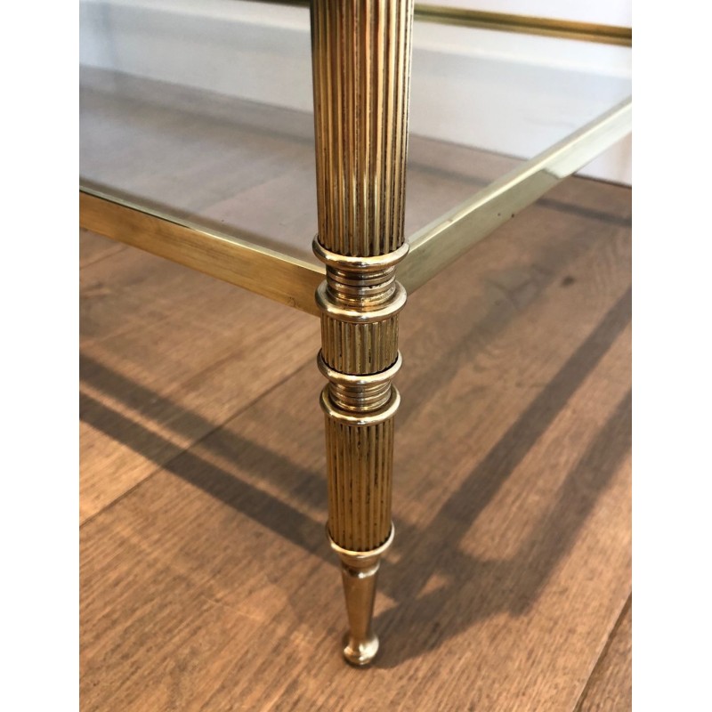 Table Basse en Laiton dans le Goût de la Maison Jansen