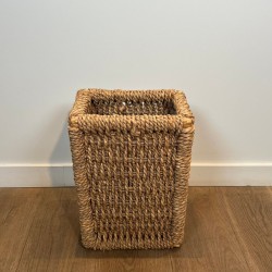 Handwoven Natural Rope Wastepaper Basket