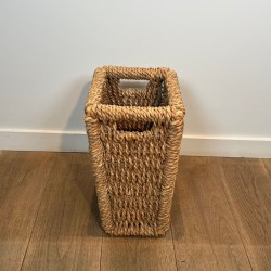 Handwoven Natural Rope Wastepaper Basket