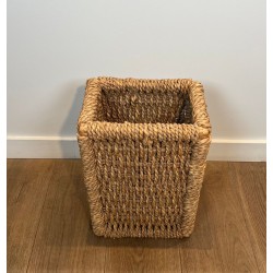 Handwoven Natural Rope Wastepaper Basket