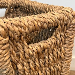 Handwoven Natural Rope Wastepaper Basket