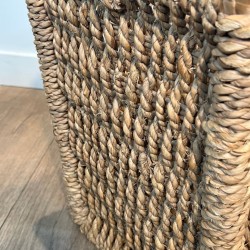 Handwoven Natural Rope Wastepaper Basket
