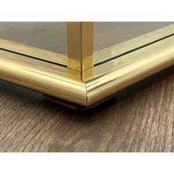 Square Mirrored Jardinière with Gilt Metal Moulded Frame