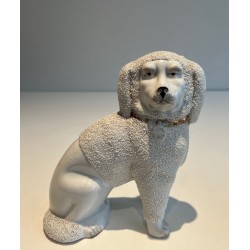 Paire de Chiens Cavalier King Charles Spaniel en Porcelaine de Staffordshire