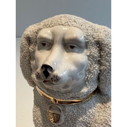 Pair of Staffordshire Porcelain Cavalier King Charles Spaniel Dogs Figures