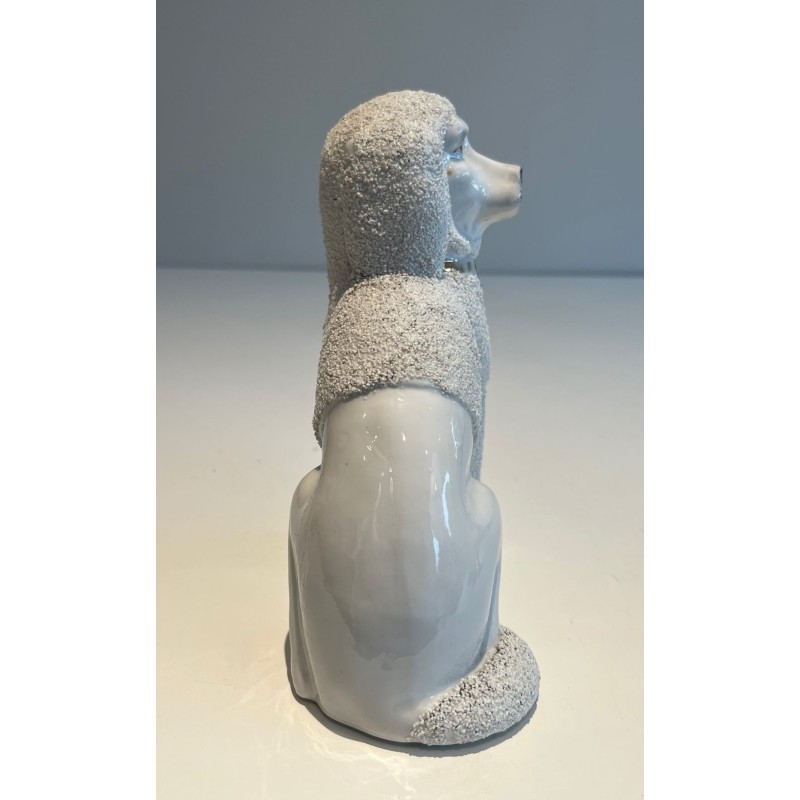 Pair of Staffordshire Porcelain Cavalier King Charles Spaniel Dogs Figures