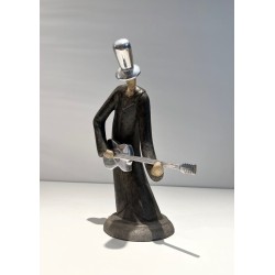 Sculpture Représentant un Guitariste 