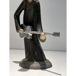 Sculpture Représentant un Guitariste 