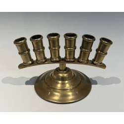 French Belle Époque Bronze Cane Holder with Radiating Tubes, circa 1900
