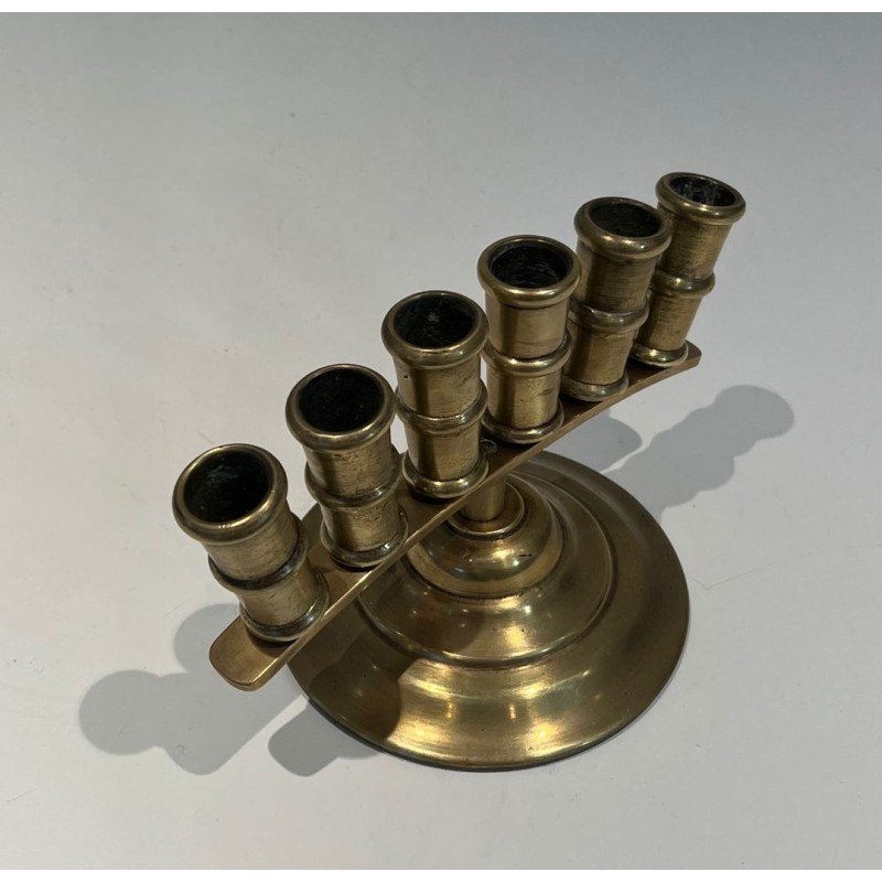 Porte-Cannes en Bronze Belle Époque à Tubes Rayonnants, Travail Français, vers 1900