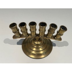 French Belle Époque Bronze Cane Holder with Radiating Tubes, circa 1900
