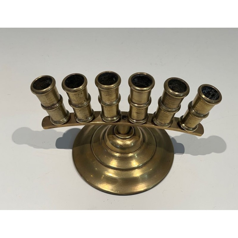 French Belle Époque Bronze Cane Holder with Radiating Tubes, circa 1900