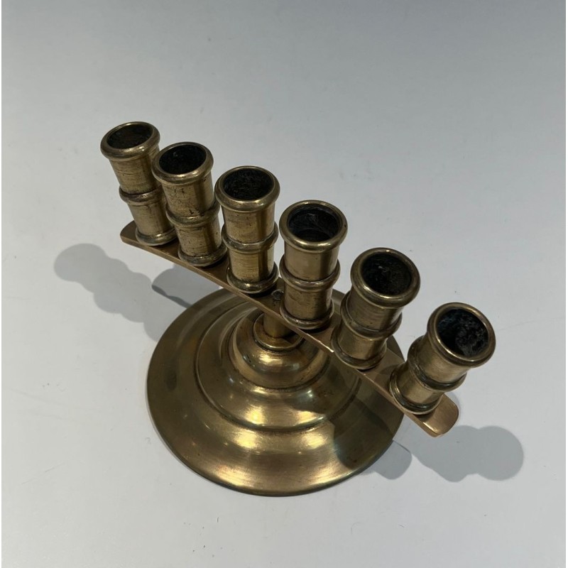 French Belle Époque Bronze Cane Holder with Radiating Tubes, circa 1900