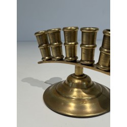 French Belle Époque Bronze Cane Holder with Radiating Tubes, circa 1900