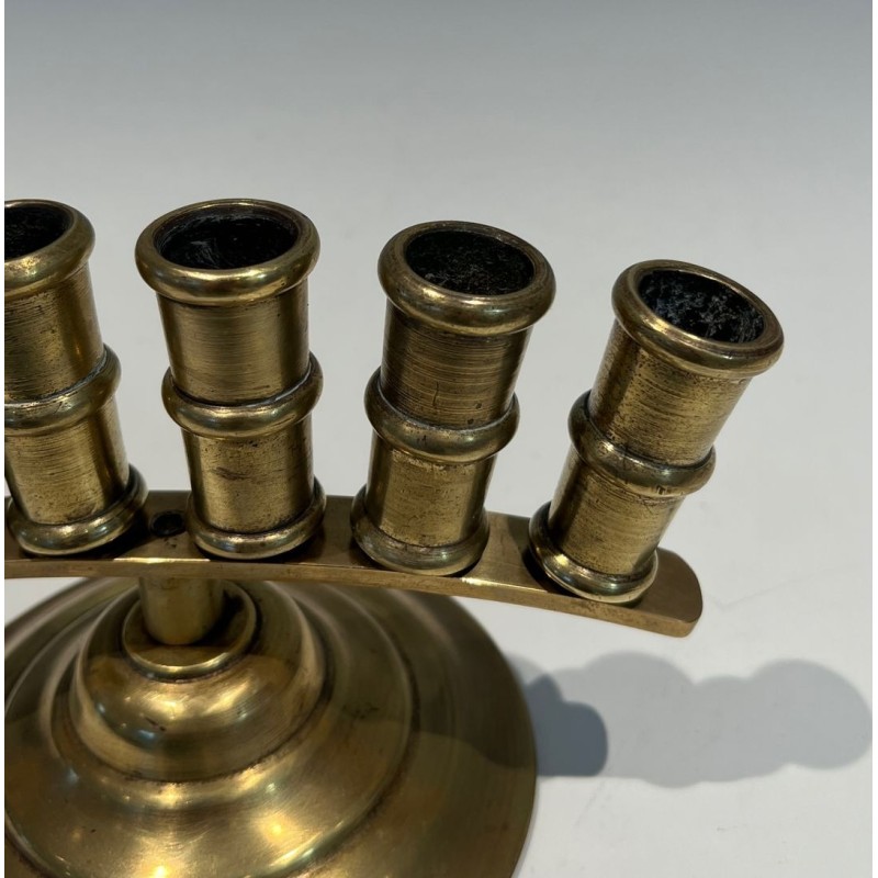 French Belle Époque Bronze Cane Holder with Radiating Tubes, circa 1900