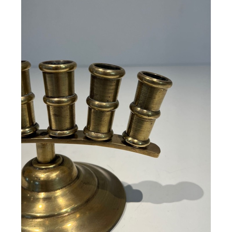 French Belle Époque Bronze Cane Holder with Radiating Tubes, circa 1900
