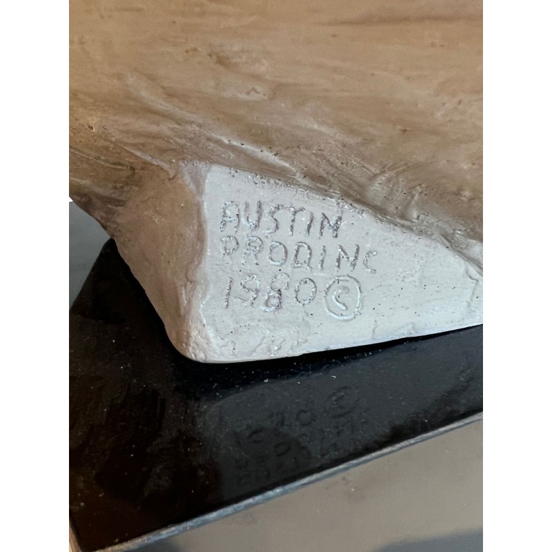 Terracotta Bust of a Woman in Ancient Egyptian Style, Austin Productions, 1980