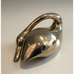 Petit Canard Décoratif en Laiton