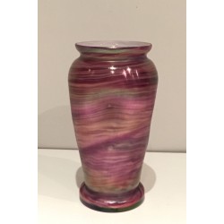 Multicolour Iridescent Art Glass Vase in the Style of Loetz, Austrian circa 1970