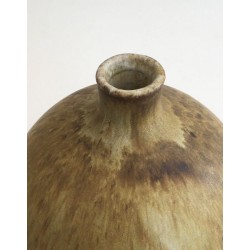 Stoneware Soliflore Vase by Edouard Chapallaz, Duillier, Switzerland, circa 1950