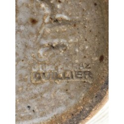 Stoneware Soliflore Vase by Edouard Chapallaz, Duillier, Switzerland, circa 1950