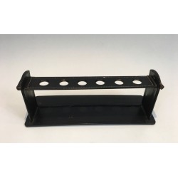 Porte-Pipes en Cuir noir. Jacques Adnet