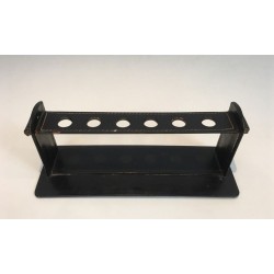 Modernist Black Leather Pipe Holder by Jacques Adnet, French circa 1950
