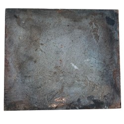 Plaque de Cheminée en Fonte Moderniste à la Chouette, Signée Lucas, Fonderie Stern, vers 1970