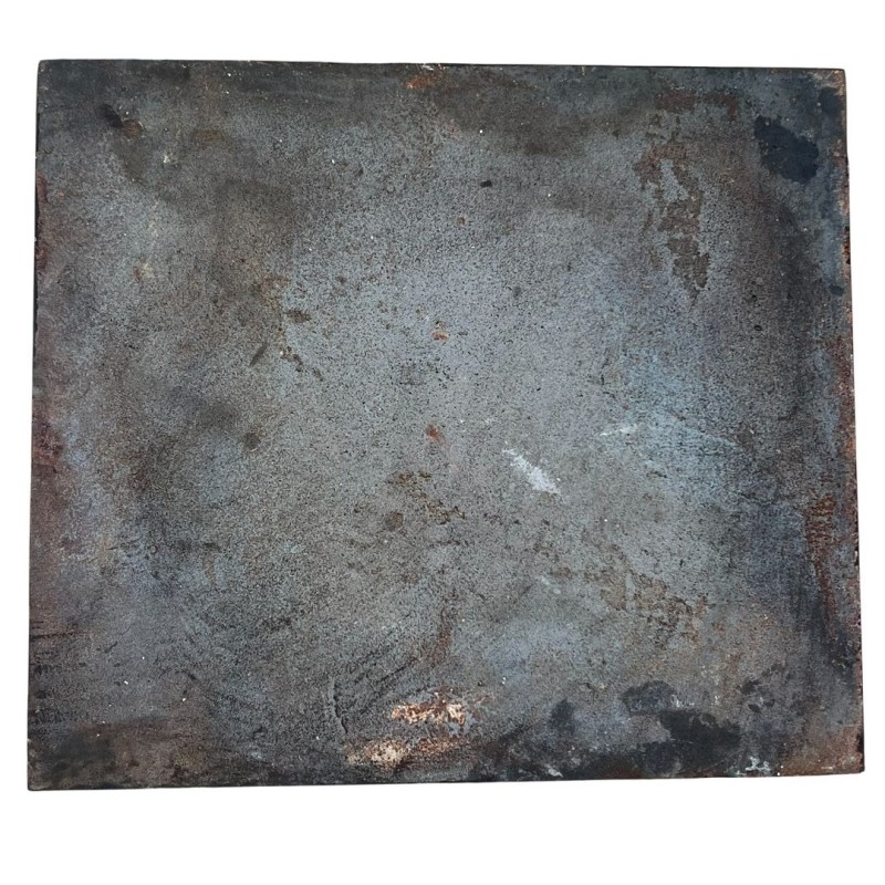 Plaque de Cheminée en Fonte Moderniste à la Chouette, Signée Lucas, Fonderie Stern, vers 1970