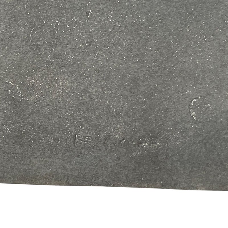 Plaque de Cheminée en Fonte Moderniste à Motif d’Oiseau Abstrait, Signée, Fonderie Stern, vers 1950