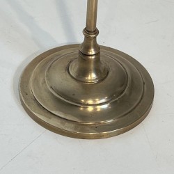 Neoclassical Brass Fireplace Companion Set with Horse Head Finials, French circa 1950