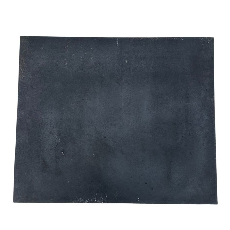 Cast Iron Fireback with Horses, Signed Raina, Foundry Stern, circa 1970