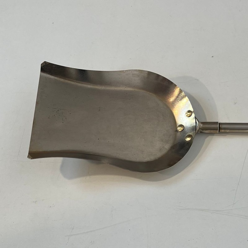 Nécessaire de Feu Moderniste sur Socle Chromé, Travail Français vers 1970