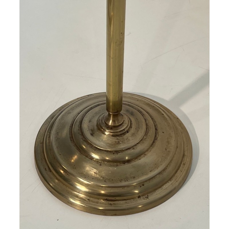 Nécessaire de Feu en Laiton Néoclassique aux Pommes de Pin, Goût de la Maison Baguès